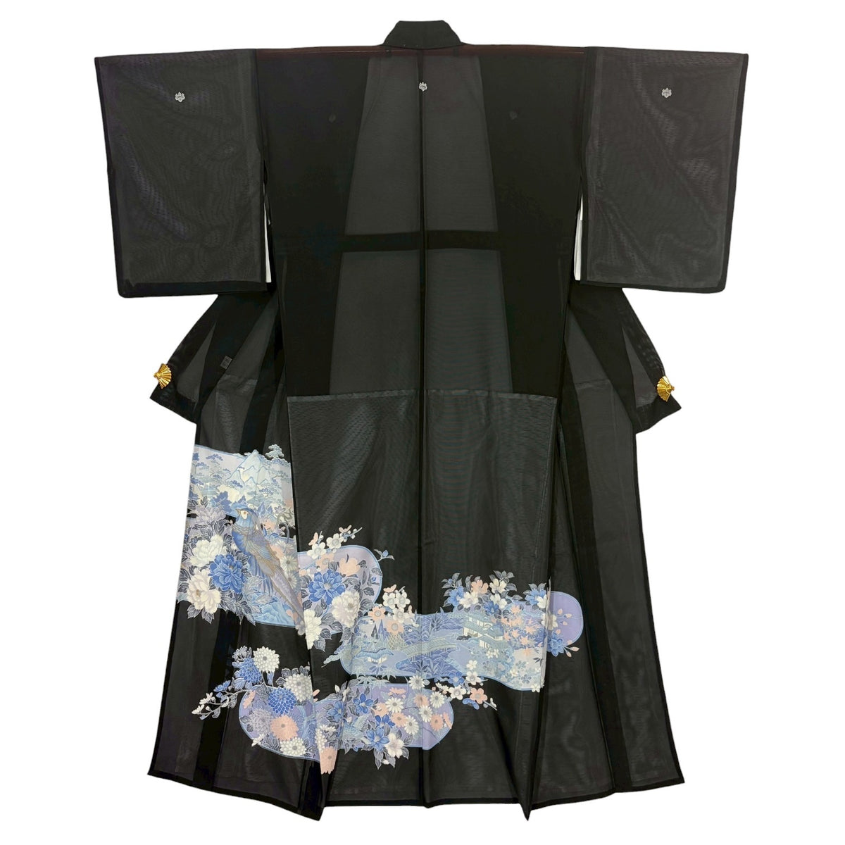 【夏着物】黒留袖レンタル フルセット BT-055-Mサイズ