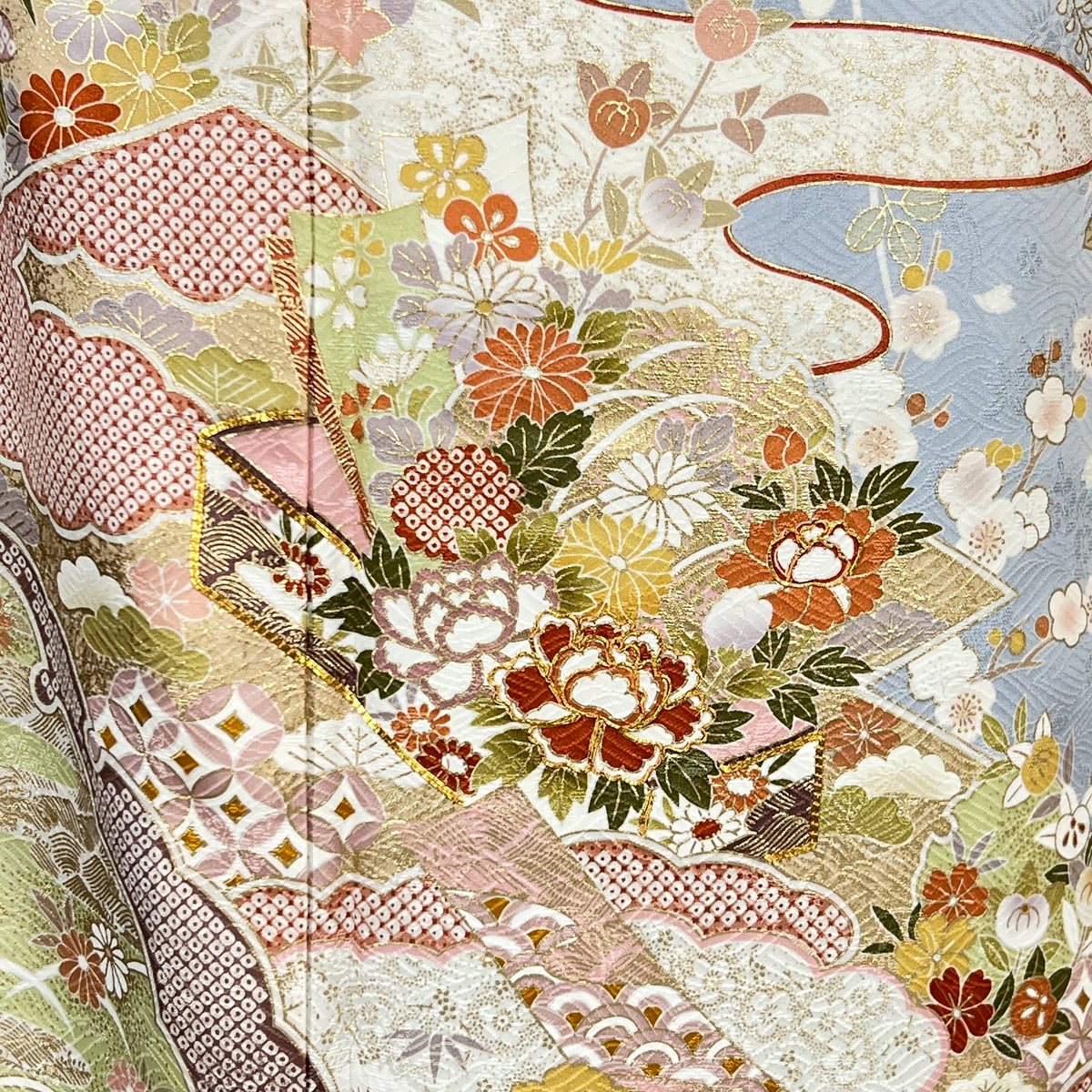 訪問着・附下げレンタル フルセット HT-0106-Lサイズ