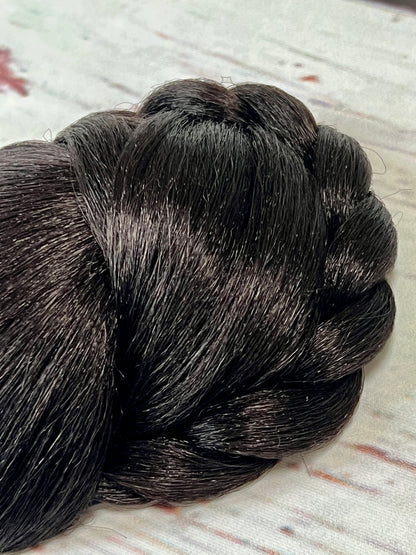 【販売品】和装用付け毛 ウィッグ ヘアピース シニヨン タテ型