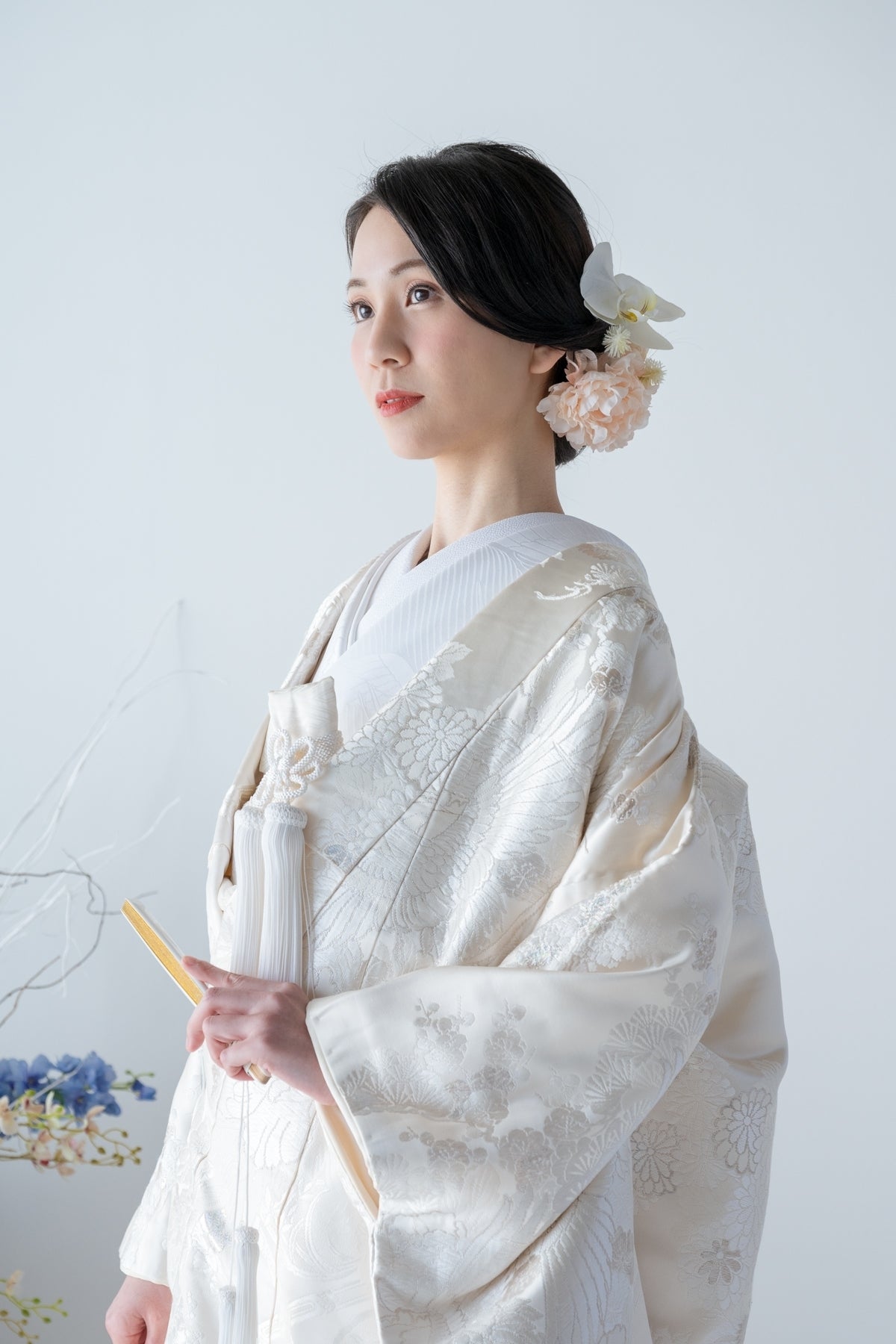 白無垢レンタル フルセット 牡丹格子四季草花文 004