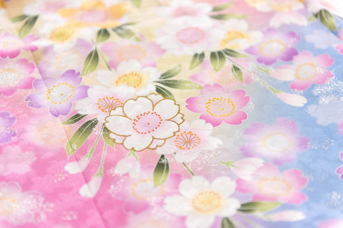 色打掛レンタル フルセット 虹地枝垂桜花文 031